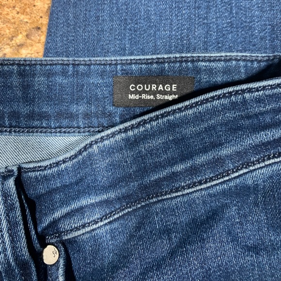 EUC 34 Heritage Mid Rise Straight Jeans Courage 34 30 - Picture 4 of 7